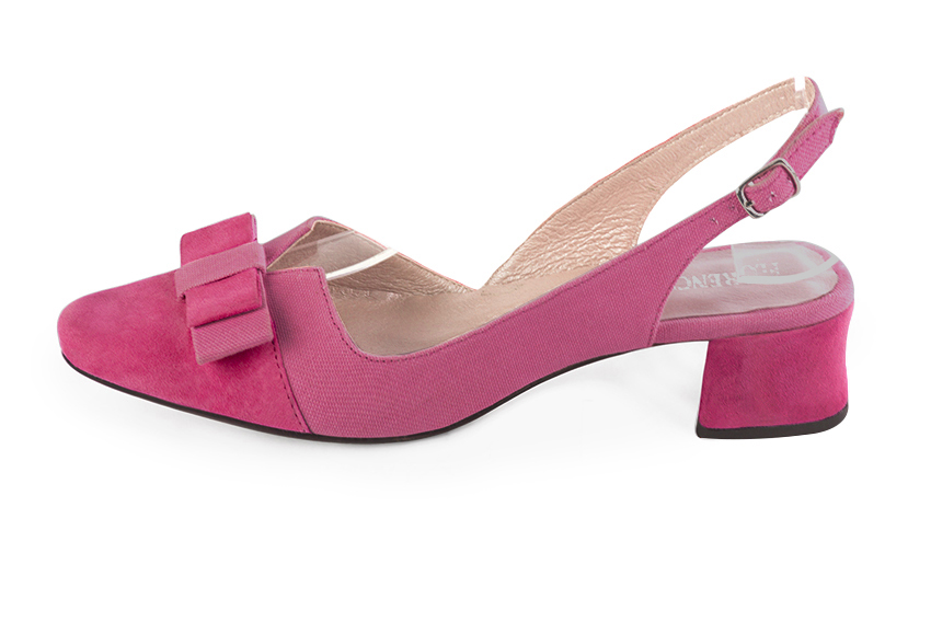 Chaussure rose petit talon best sale